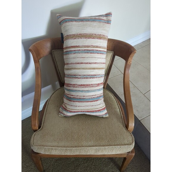 425 South Los Angeles  Anthro Lumbar Pillow Tribal Pattern Feather Down Pillow - Picture 7 of 8